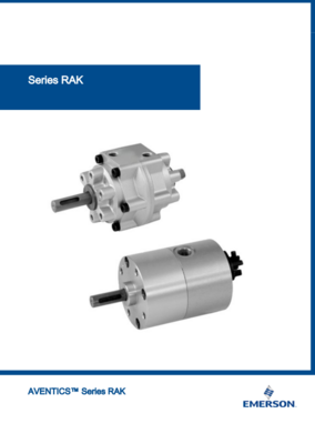 AVENTICS RAK CATALOG RAK SERIES: ROTARY WING DRIVES